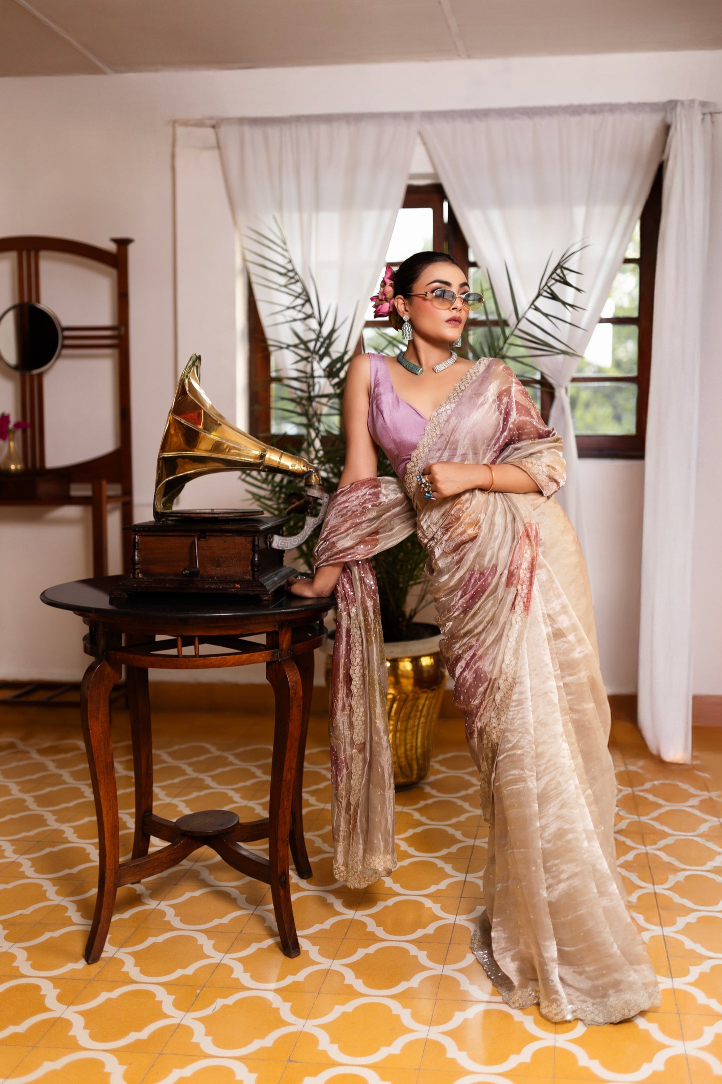 Stardust saree