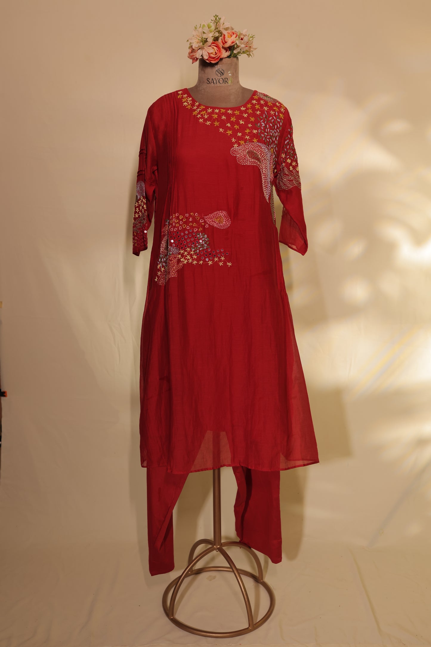 Mirror kantha Co-ord set