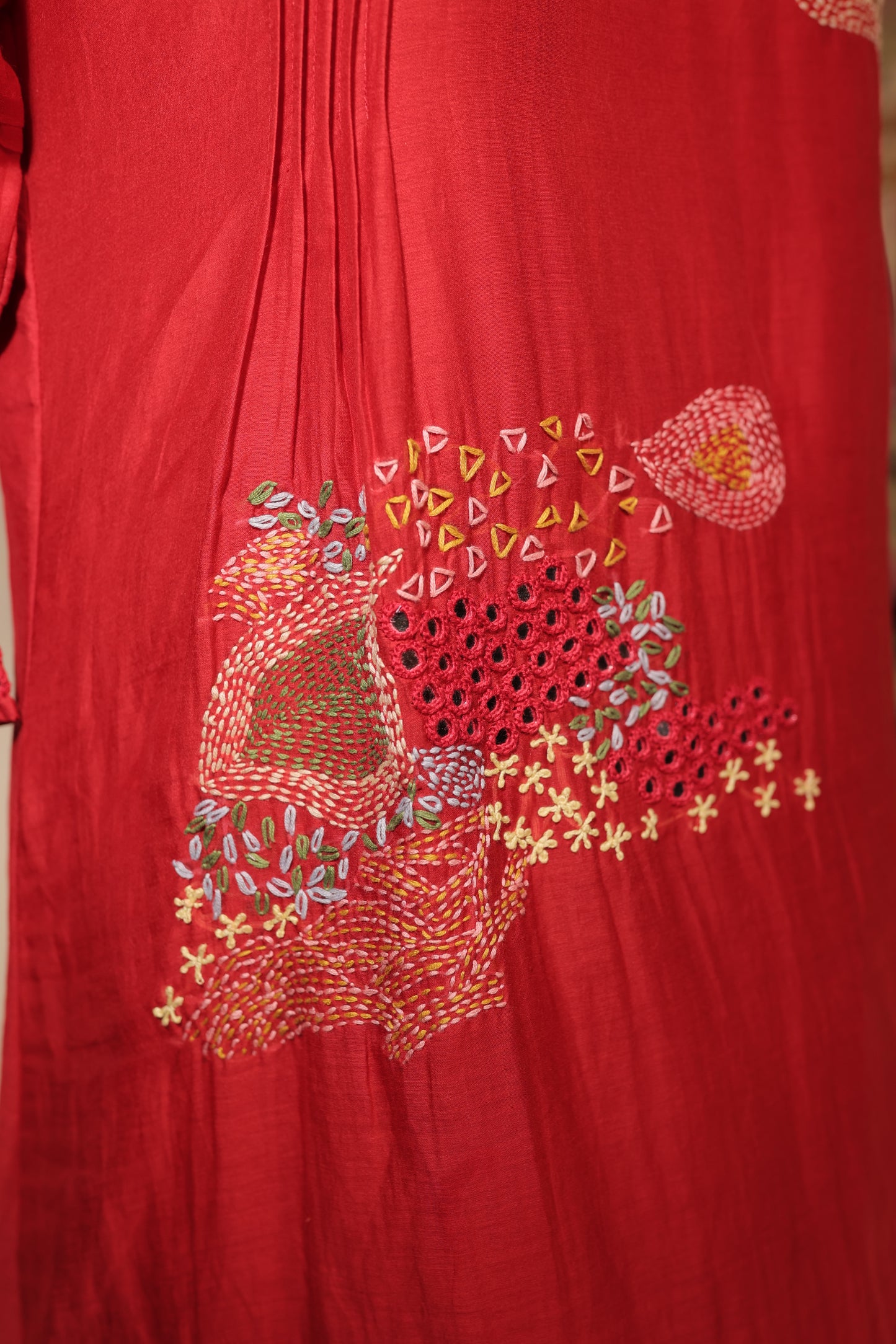 Mirror kantha Co-ord set