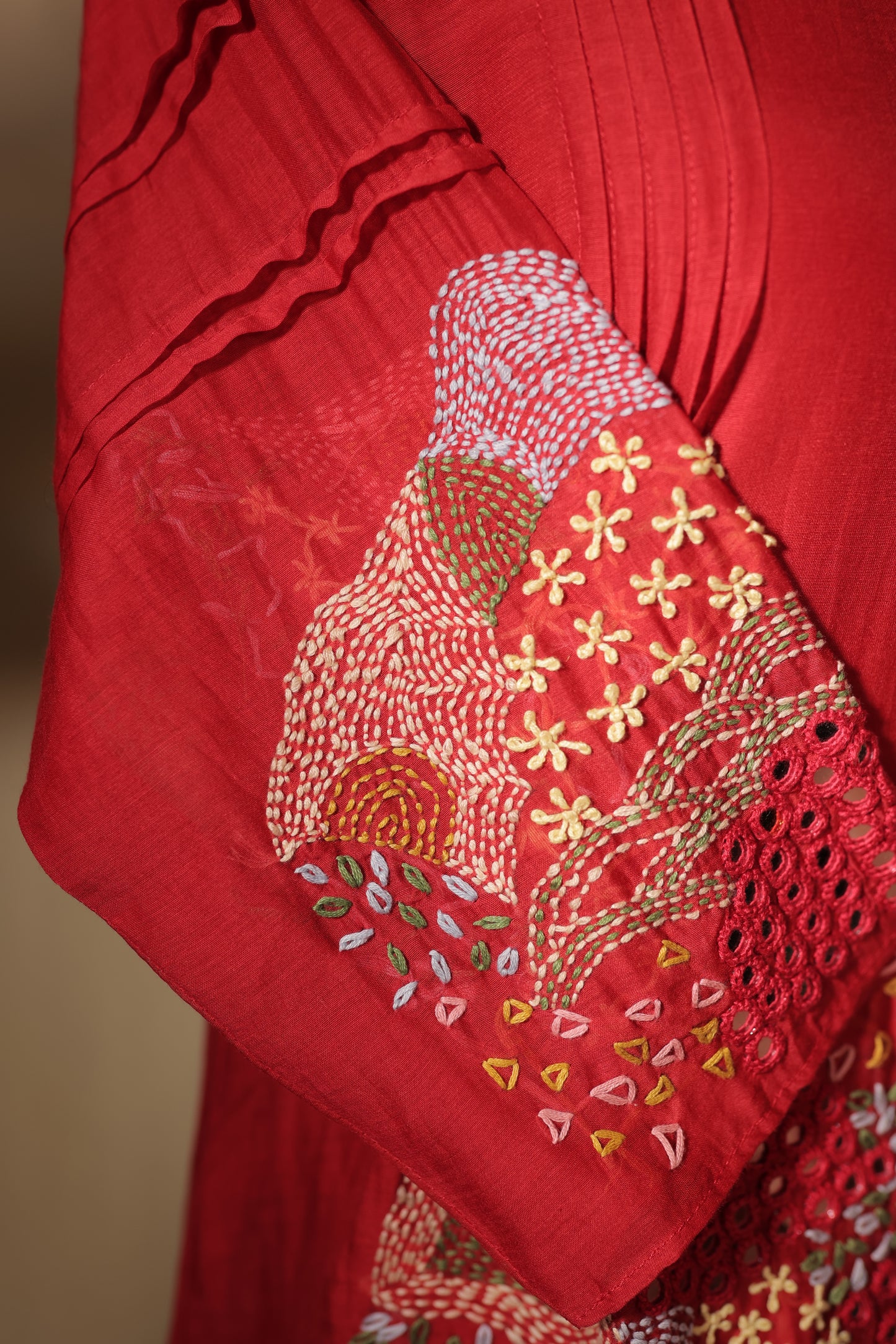 Mirror kantha Co-ord set