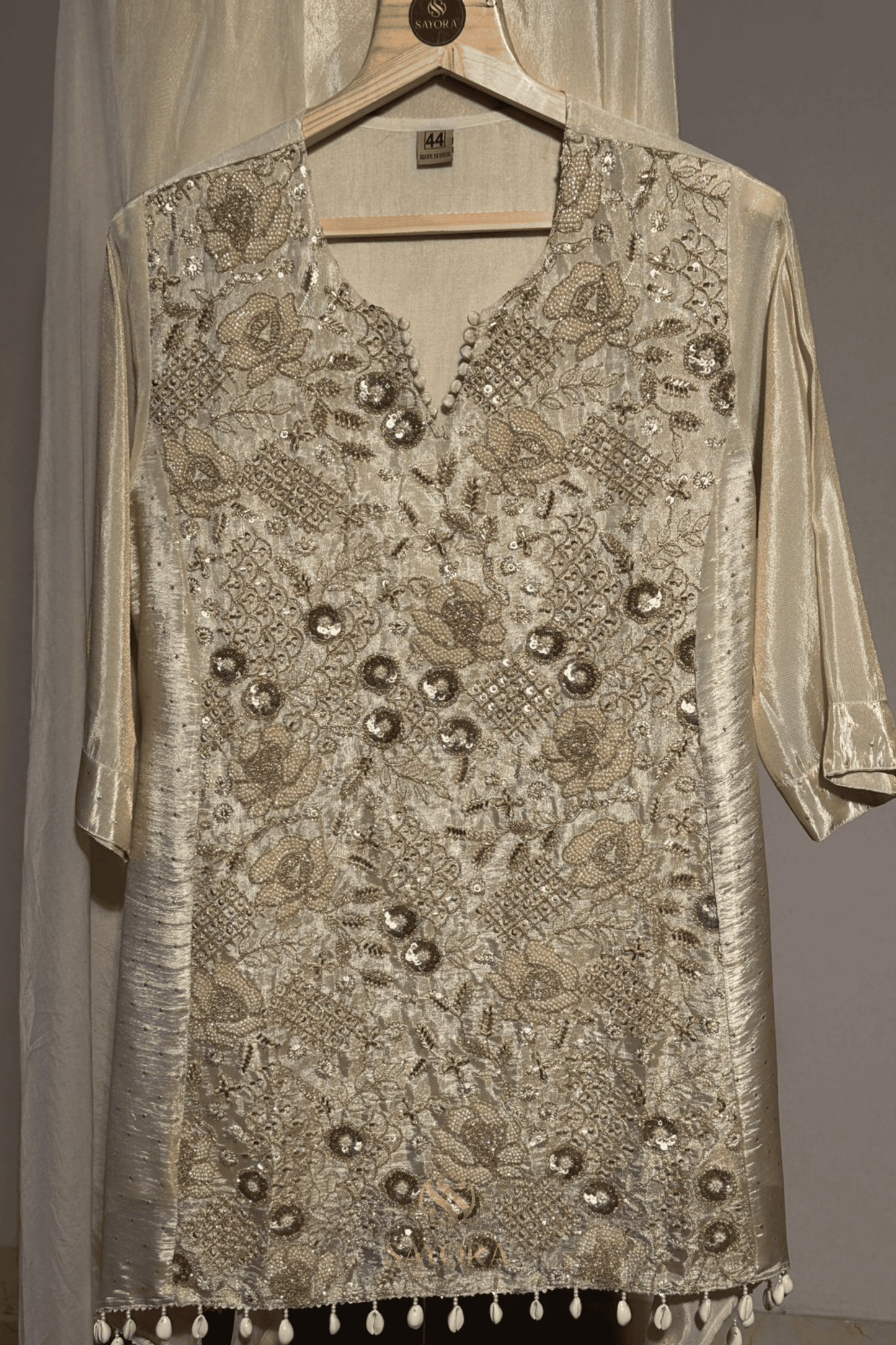 Beige Designer Co-ord Set