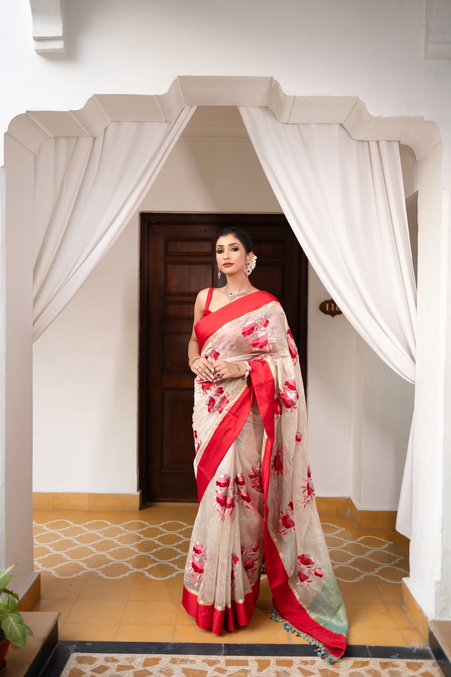 Floral Fantasy saree