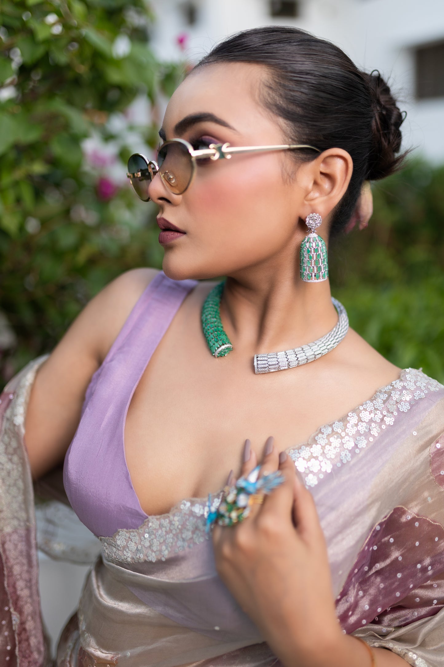 Stardust saree
