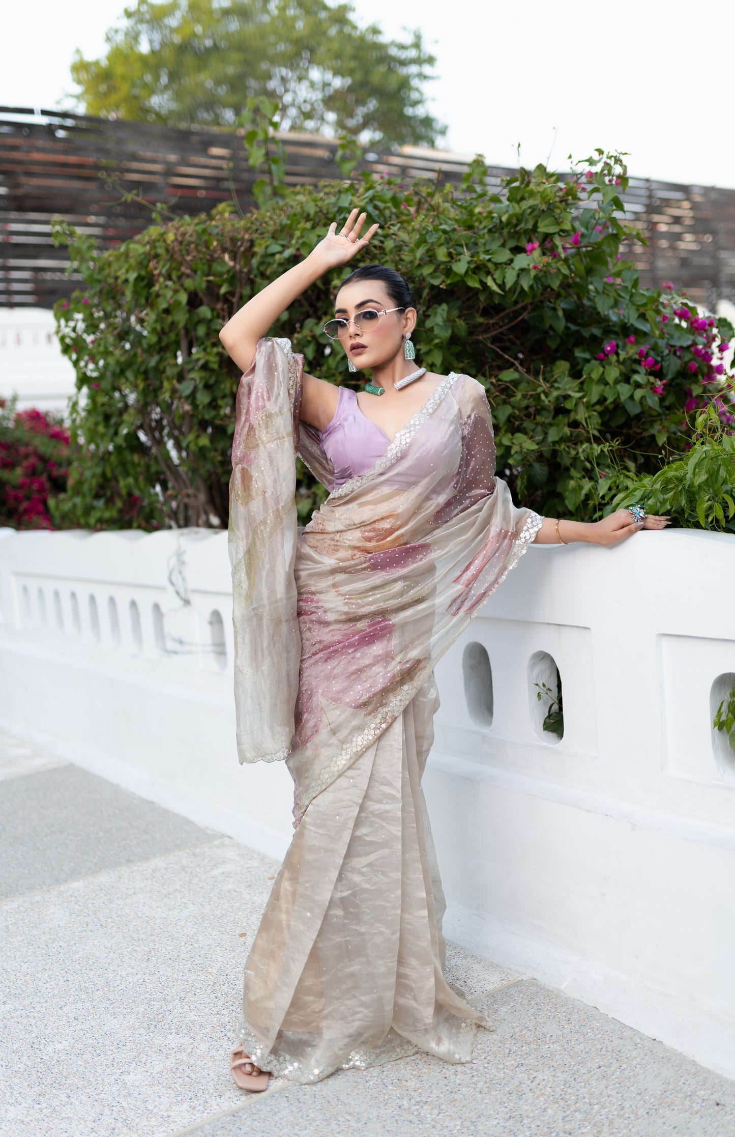 Stardust saree