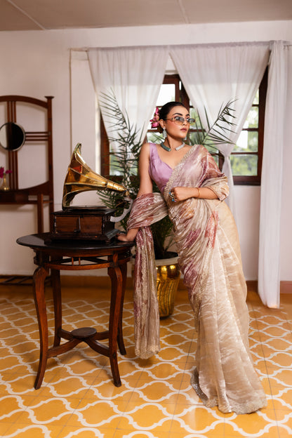 Stardust saree