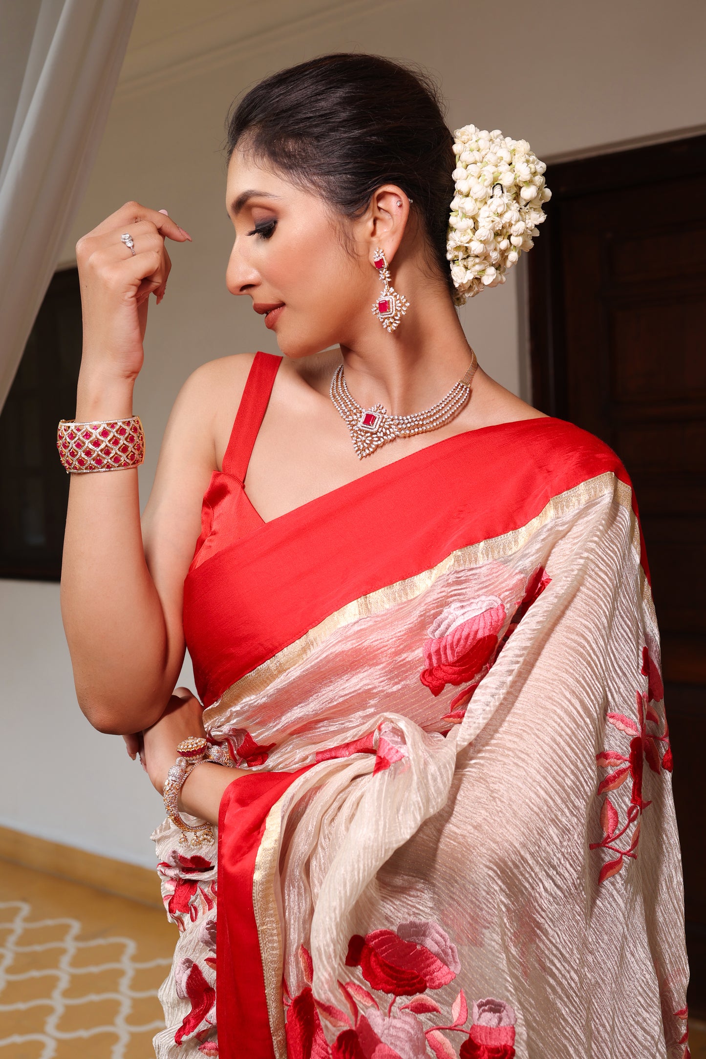 Floral Fantasy saree