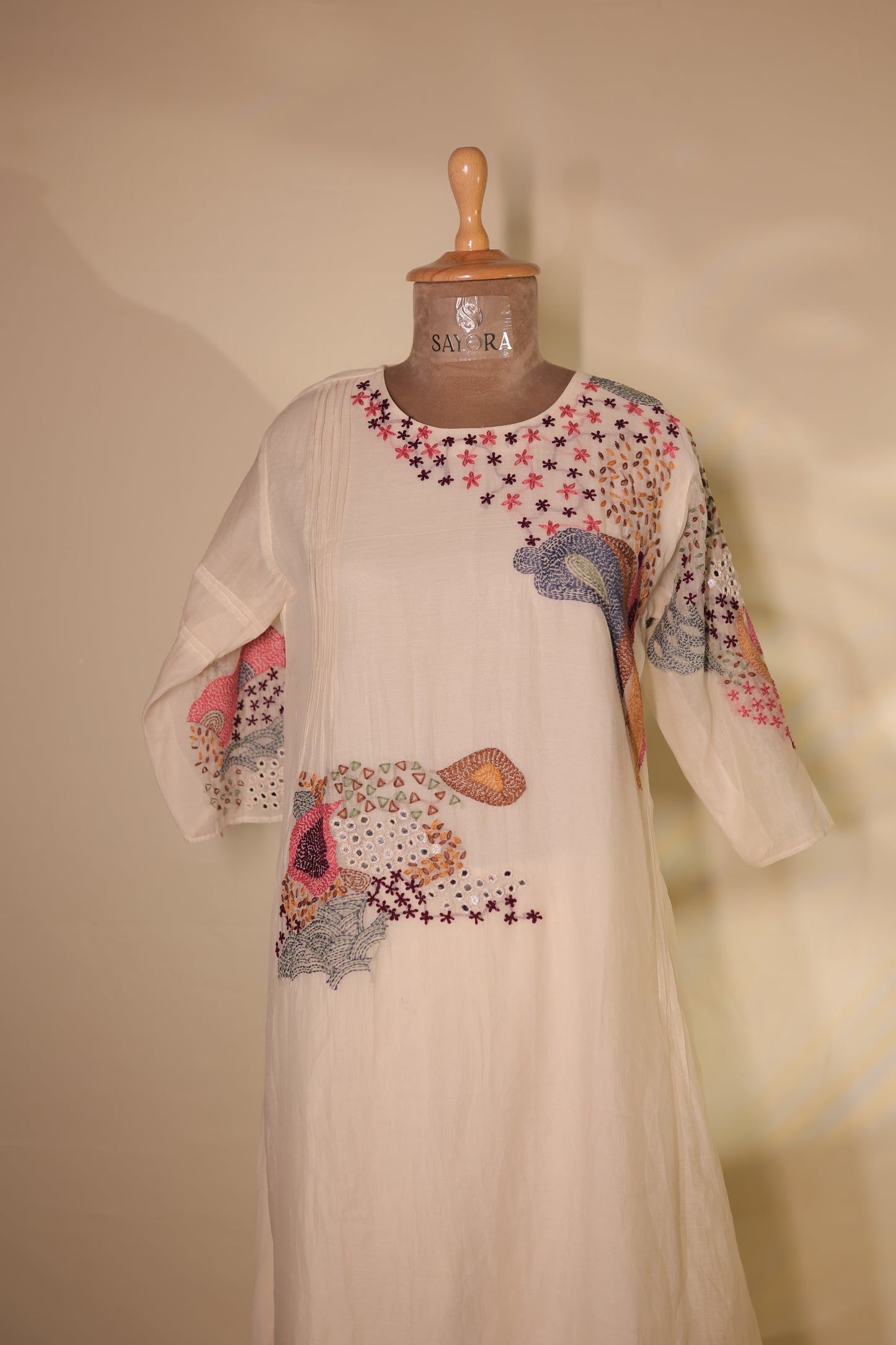 Mirror kantha Co-ord set