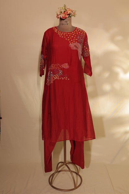Mirror kantha Co-ord set