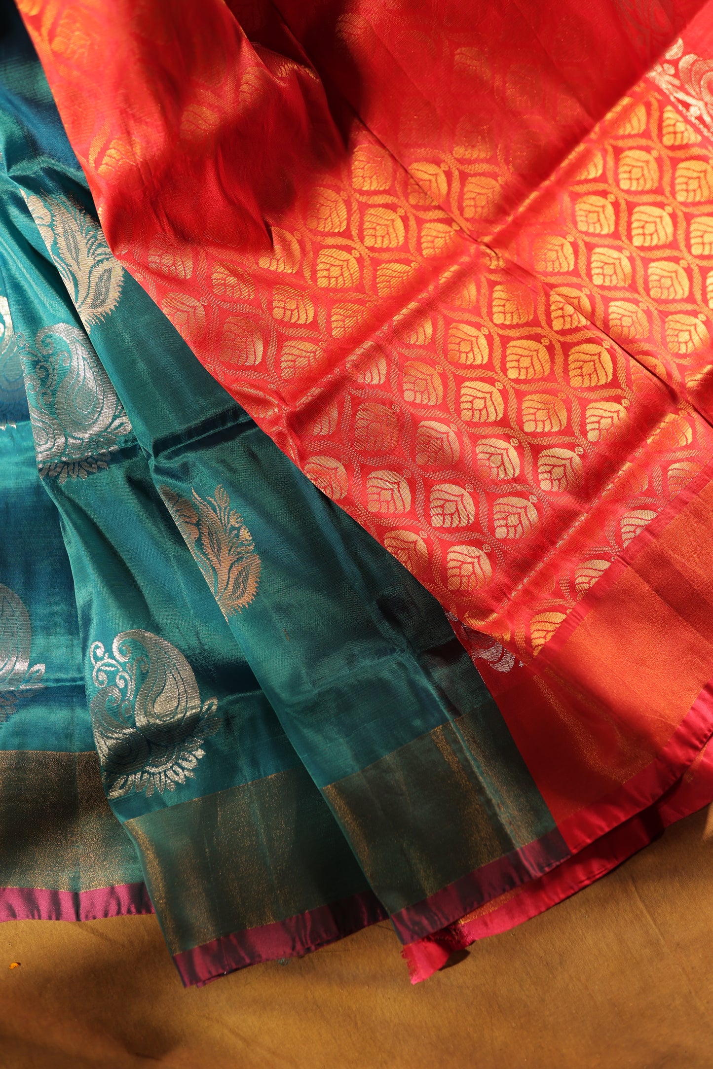 Blue Kanchipuram Silk Zari Border Saree