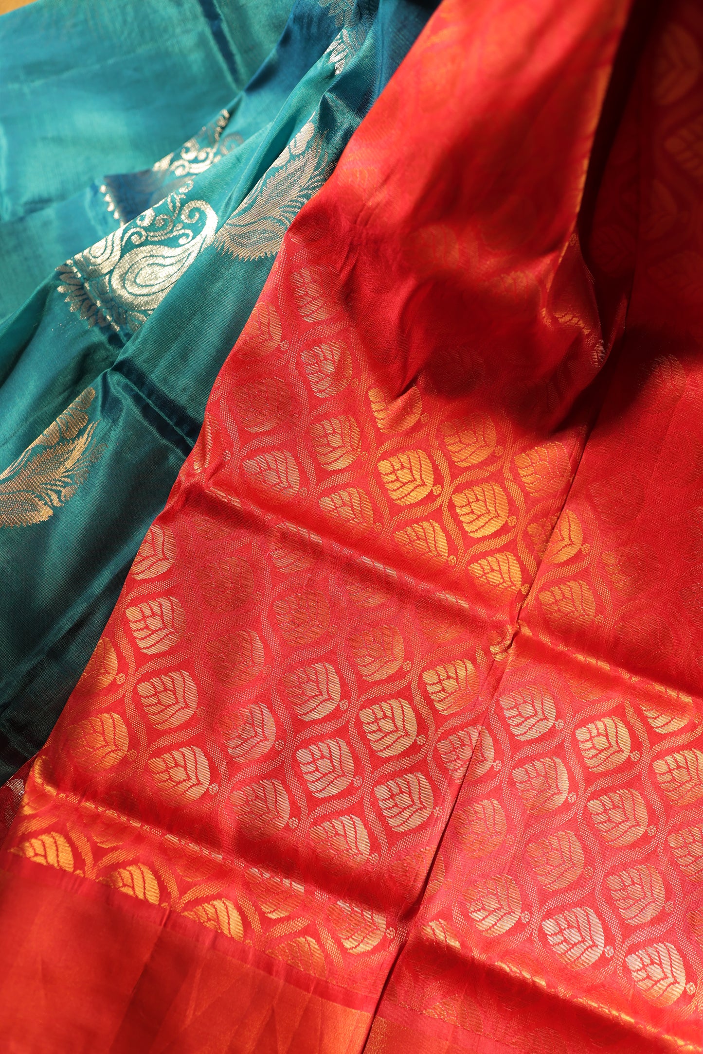 Blue Kanchipuram Silk Zari Border Saree