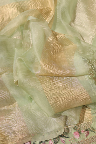 Mint queen organza