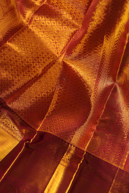 Pink Kanchipuram Silk Saree