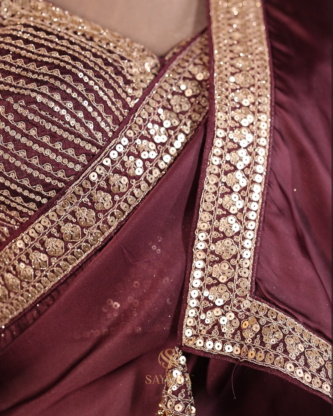 Sabyasachi inspired organza saree