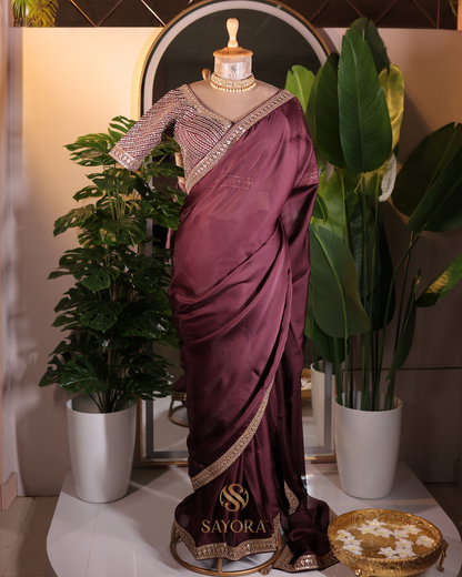 Sabyasachi inspired organza saree