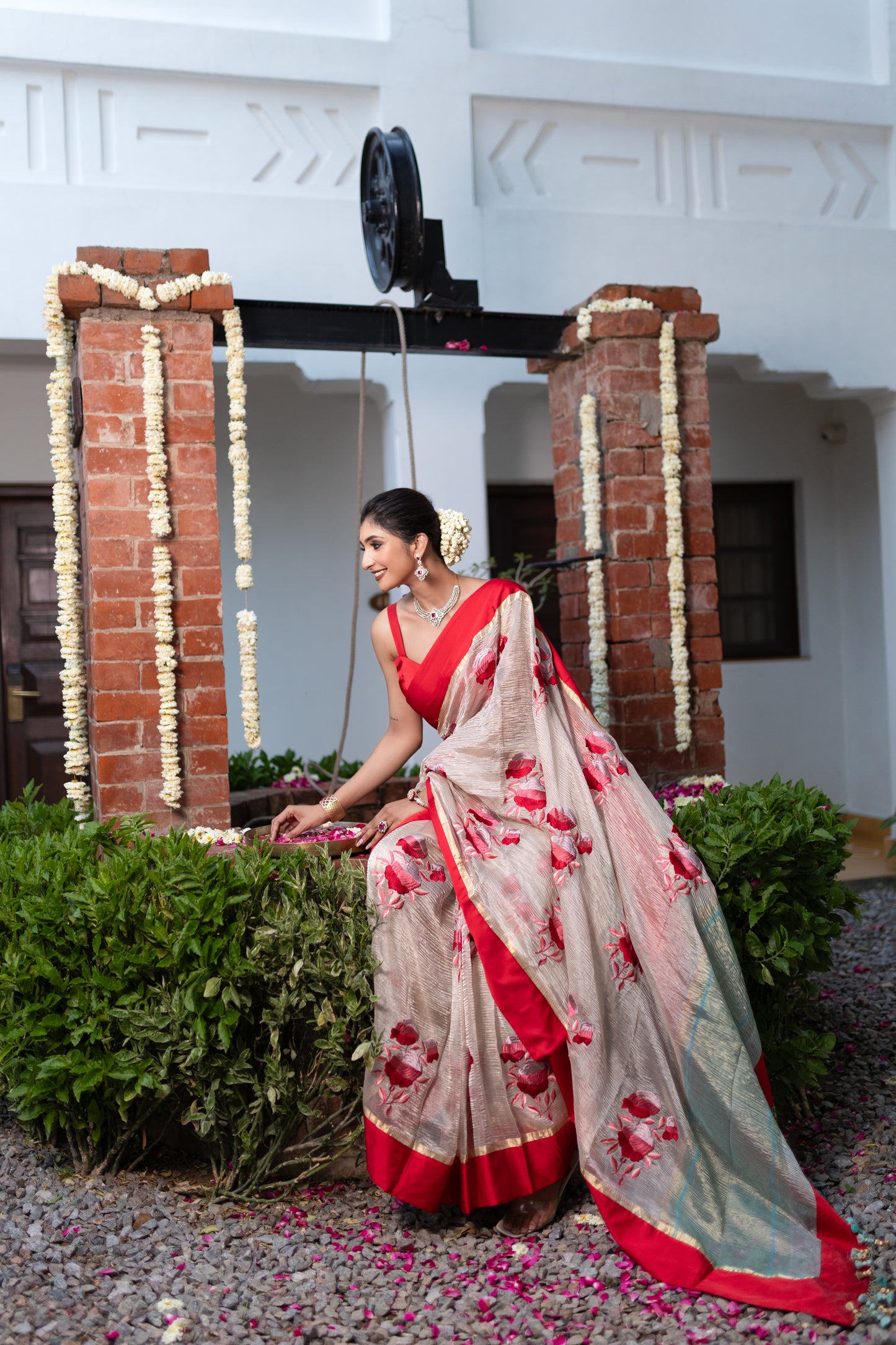 Floral Fantasy saree