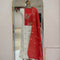 Banarasi Weaved Zardozi Embroidered Unstitched Suit Set With Contrast Dupatta