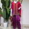 Bandhni Print Kaftan and Dhoti Set