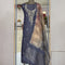 Crushed Tissue Pearl and Zardozi embroidered Unstitched Suit