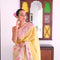 Chiffon flamingo saree