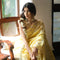 Tussar Applique saree