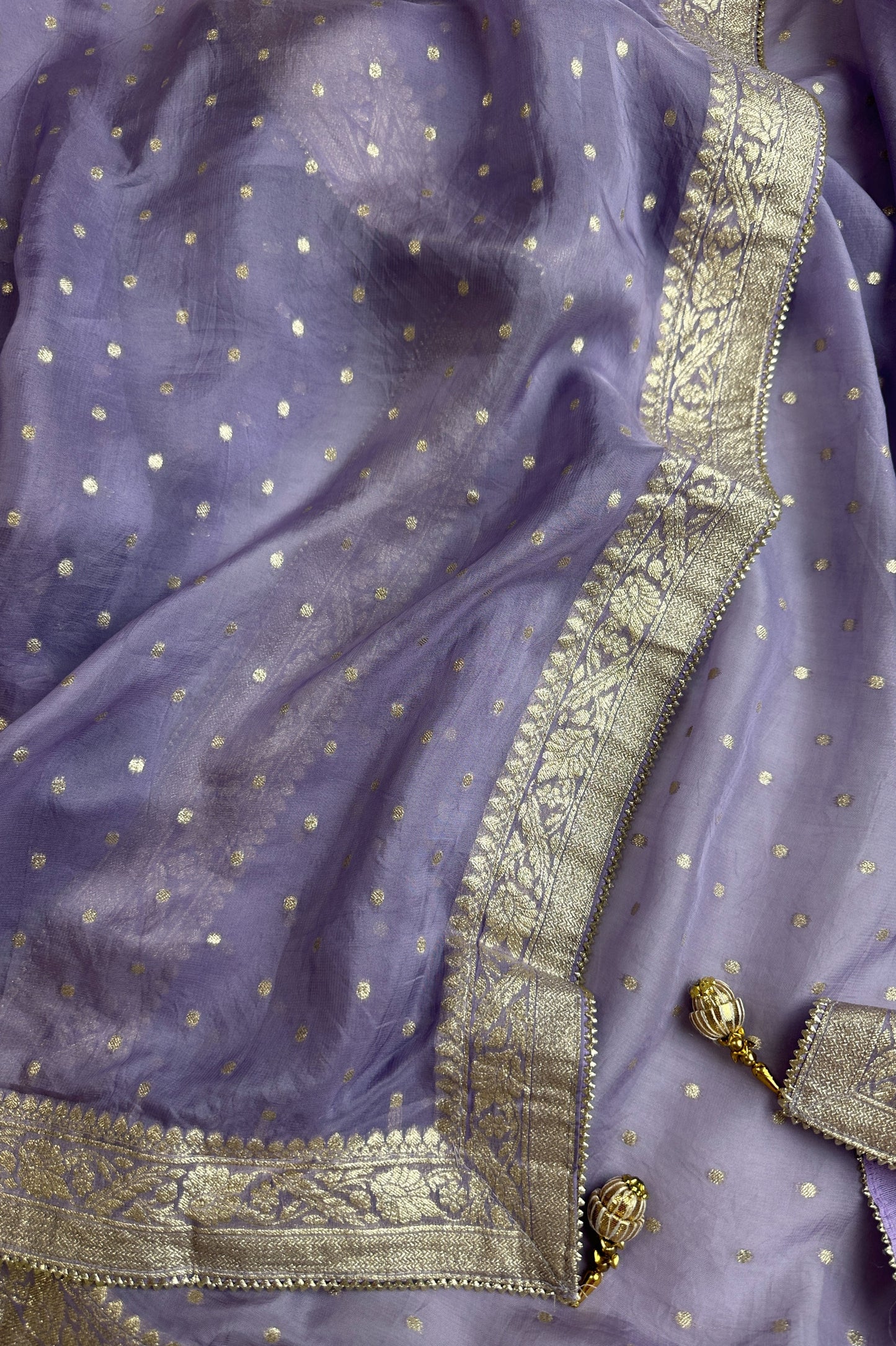 Floral Printed 3 piece Lavender Set