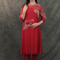Kantha & mirror embroidered mulchanderi Co-ord set