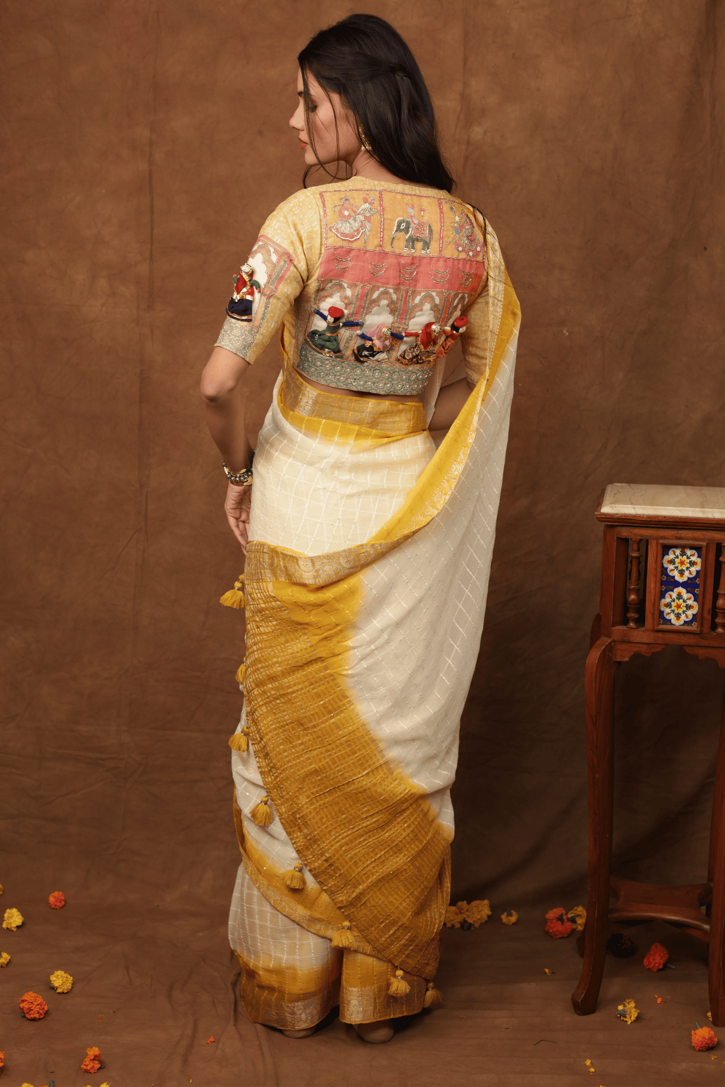 Kathputli Pure Viscose Saree