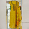 Mustard Linen Silk 3 Piece Unstitched Suit Set