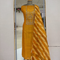Yellow Chanderi Zardozi Embroidered Unstitched Suit Set With Rangkat Dupatta