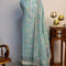 Ice Blue Organza Resham Threadwork Unstitched Suit Set
