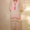 Boho cowrie special jute linen designer Co-ord set