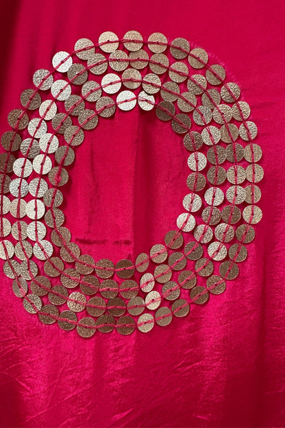 Rani pink sequins detailing Crepe Co-ord set