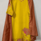 Yellow embroidered suit