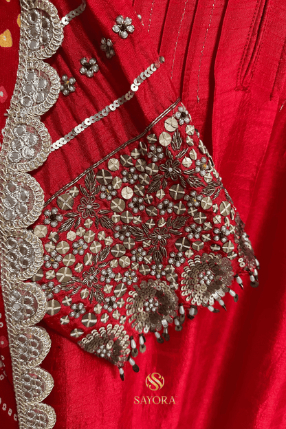 Red royale suit