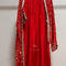 Red Zardozi Handwork Dola Silk Suit