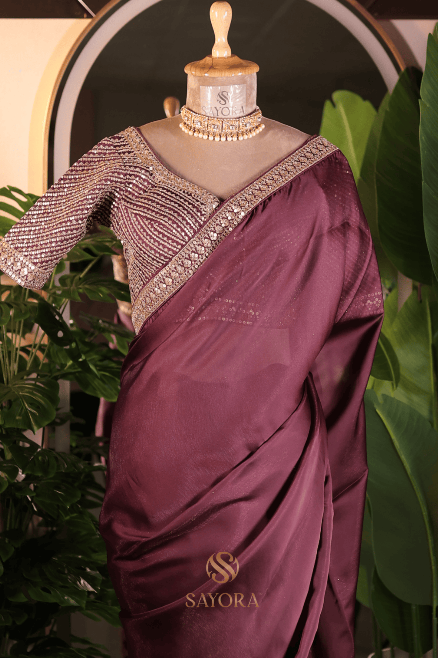 Sabyasachi inspired organza saree