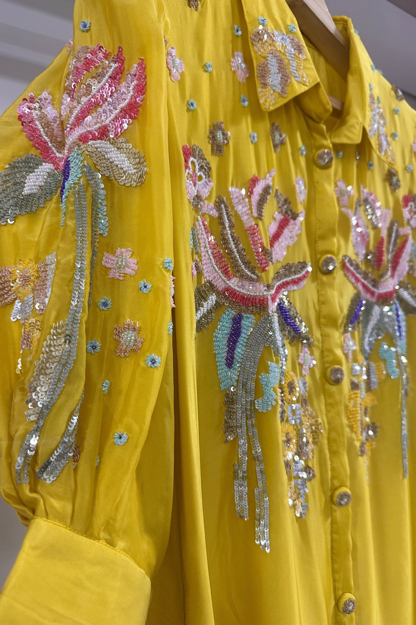 Handwork special H O bamber silk designer Co-ord set