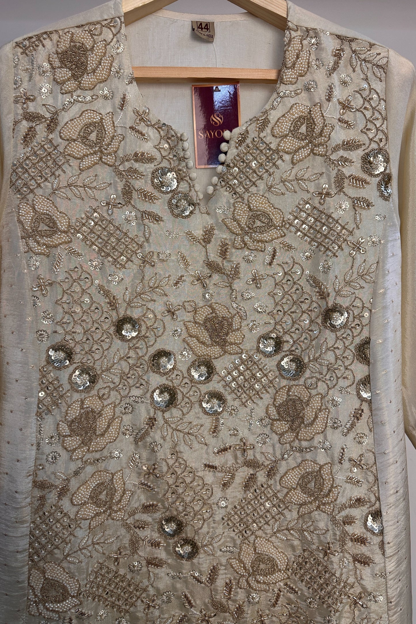 Beige Designer Co-ord Set