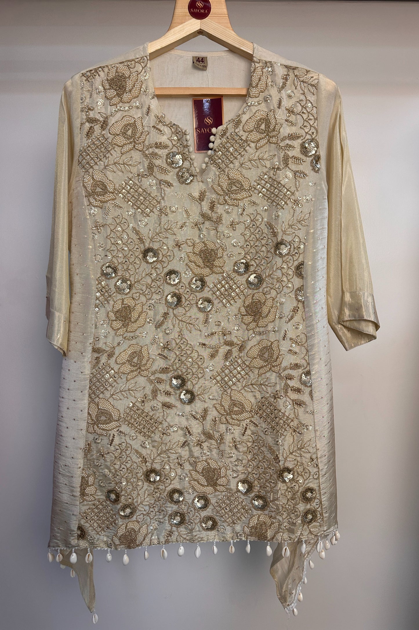 Beige Designer Co-ord Set