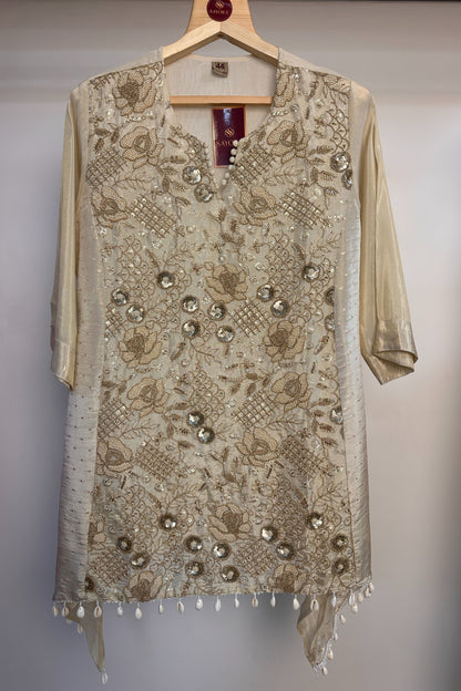 Beige Designer Co-ord Set