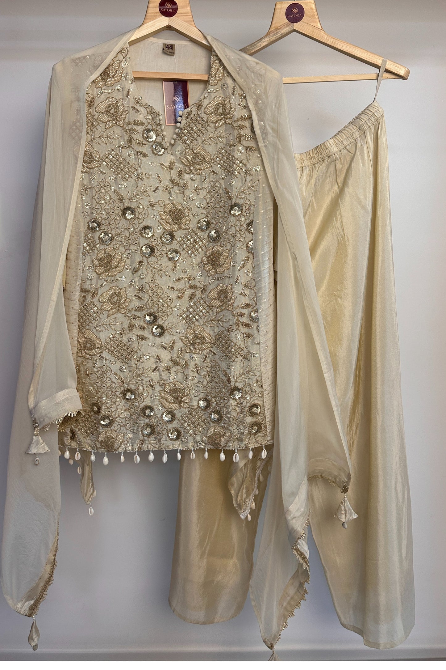 Beige Designer Co-ord Set