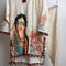 Madhubani style hand embroidered designer linen Co-ord set