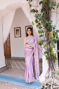 Lavender love saree