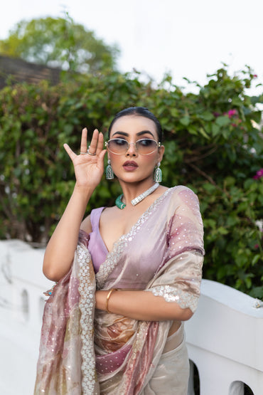 Stardust saree