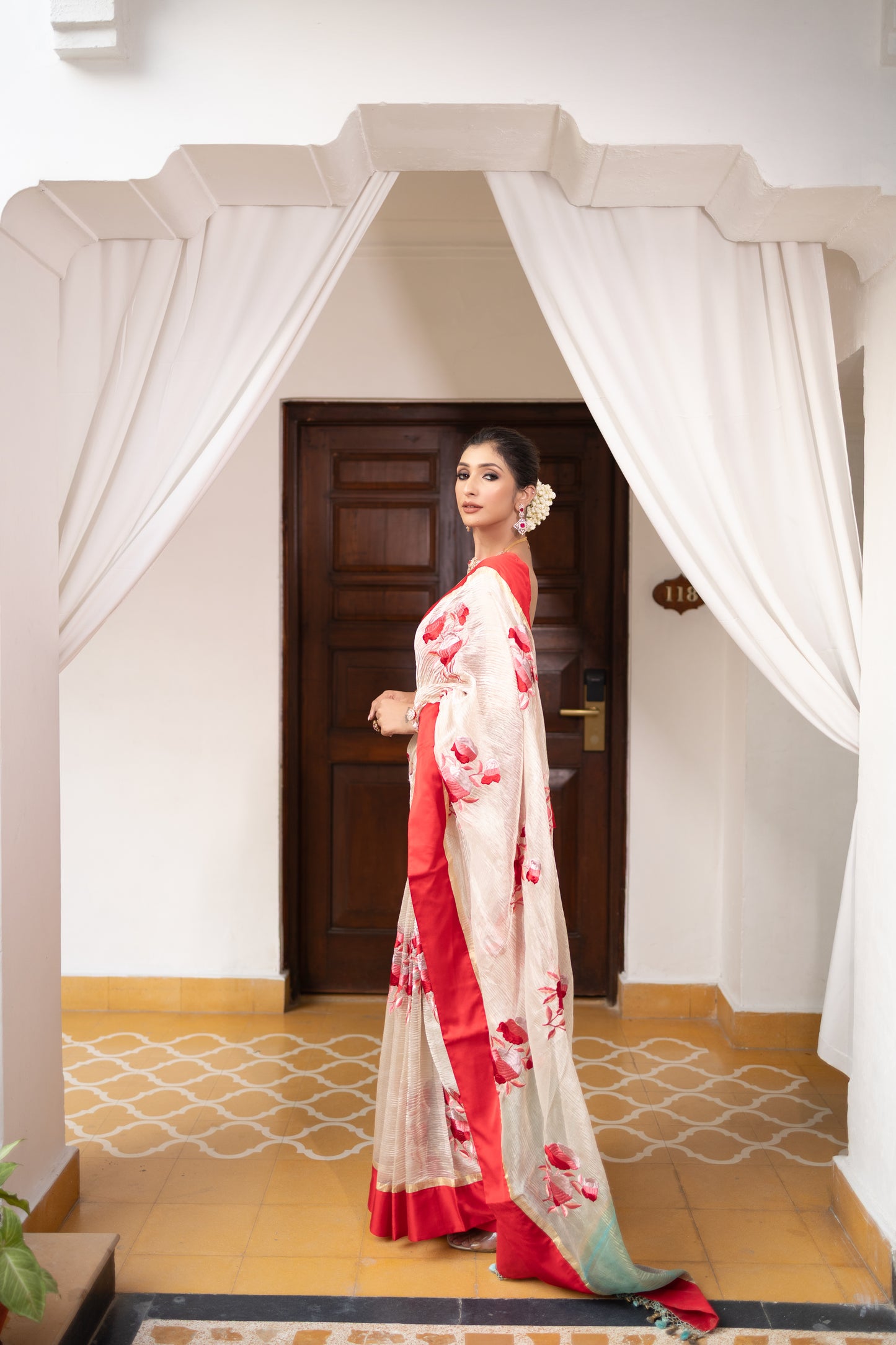 Floral Fantasy saree
